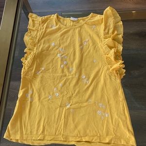 Cute yellow spring shirt